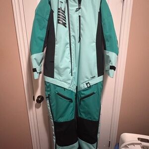 Women's Mint and Black Ski Jacket